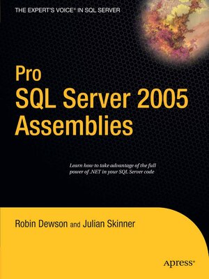 cover image of Pro SQL Server 2005 Assemblies